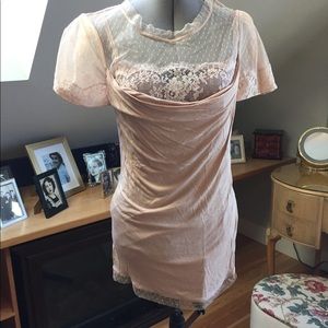 Valentino Lace & Viscose Top